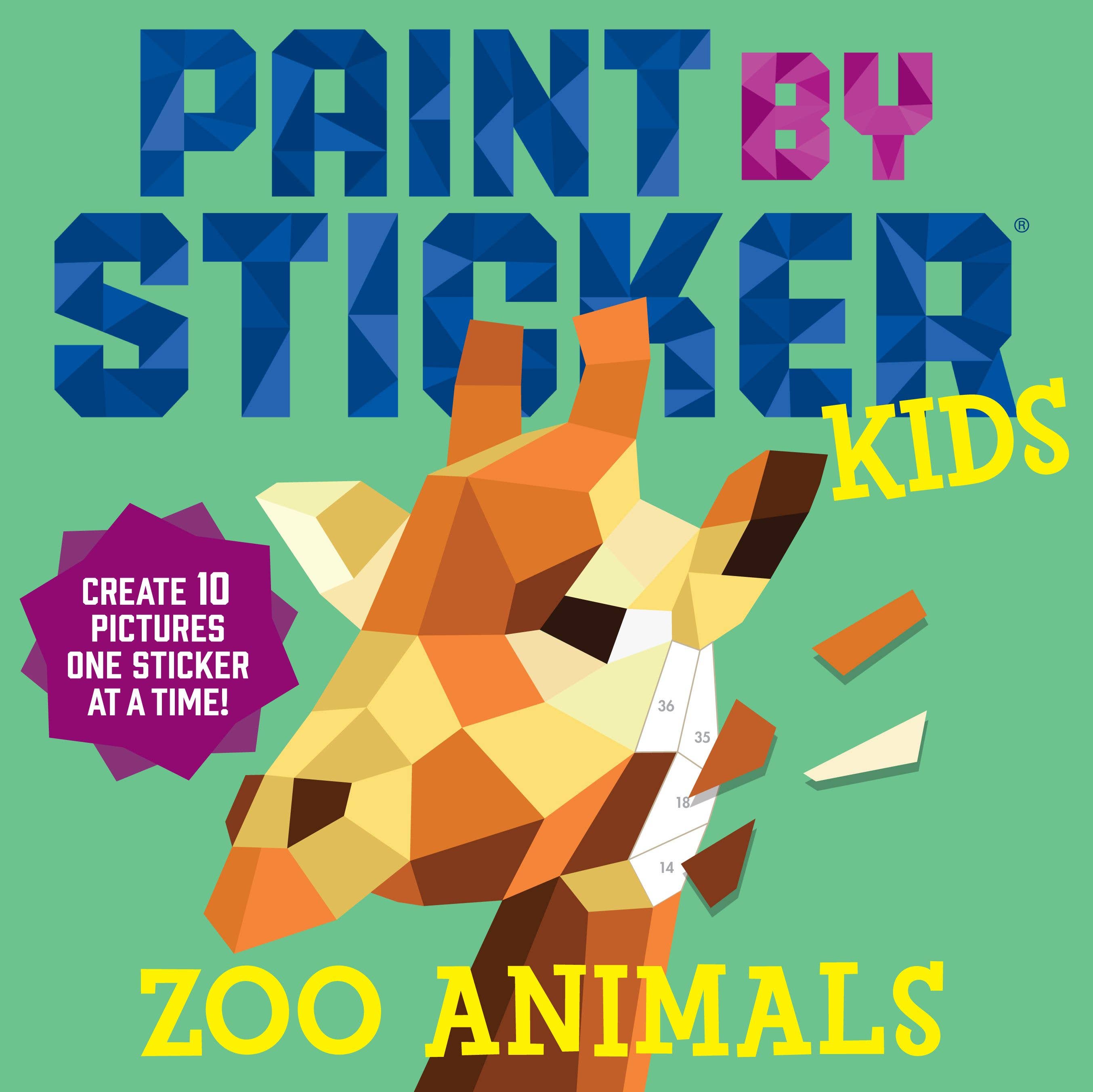 Zoo Animals: Paint by Sticker Kids