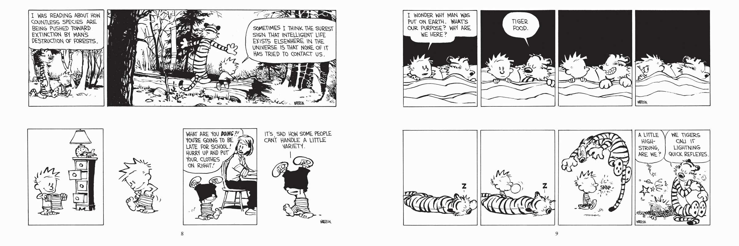 Calvin and Hobbes Portable Compendium Set 4 by Bill Watterson