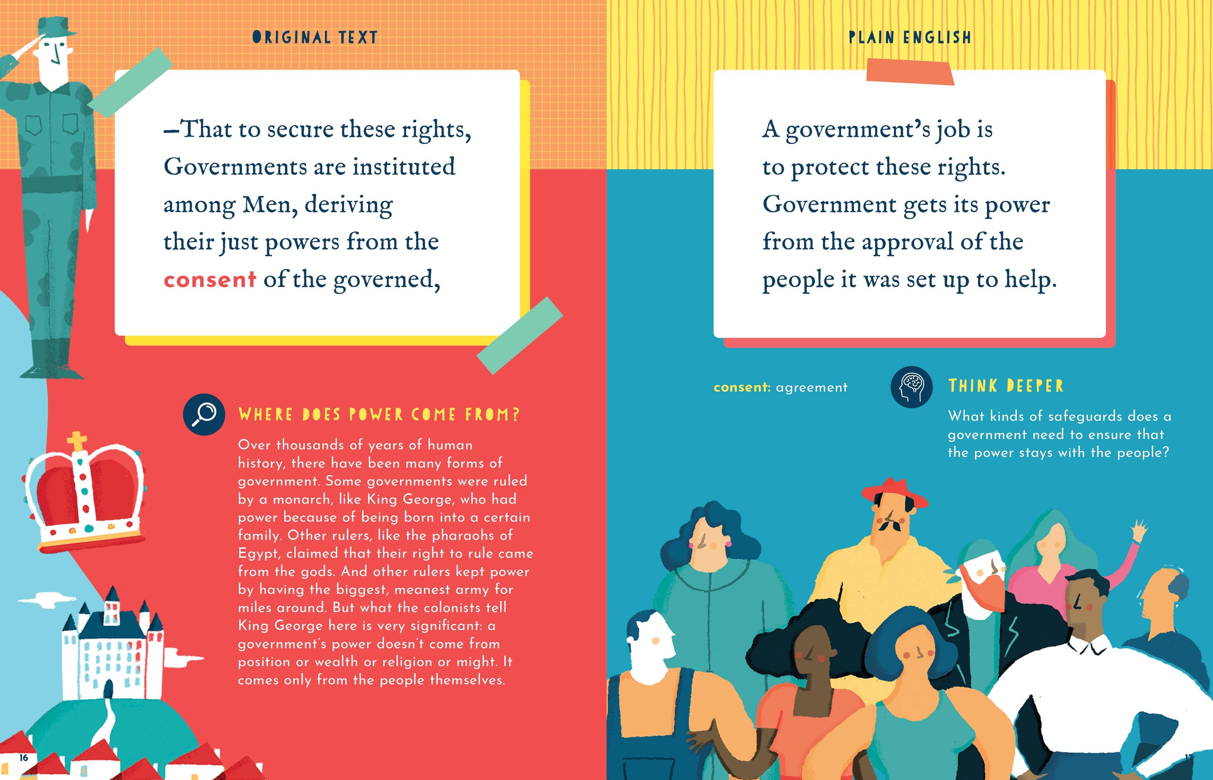 The Side-by-Side Declaration of Independence (Kids Book)