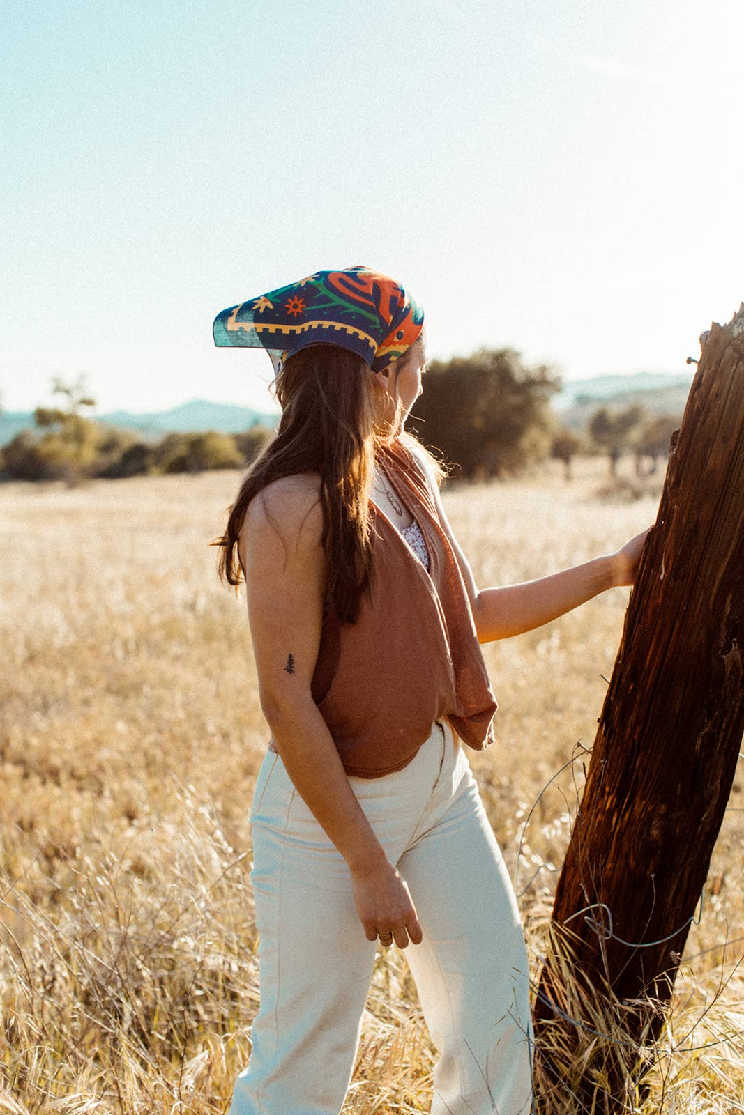 "Endless Bloom" Organic Cotton Bandana