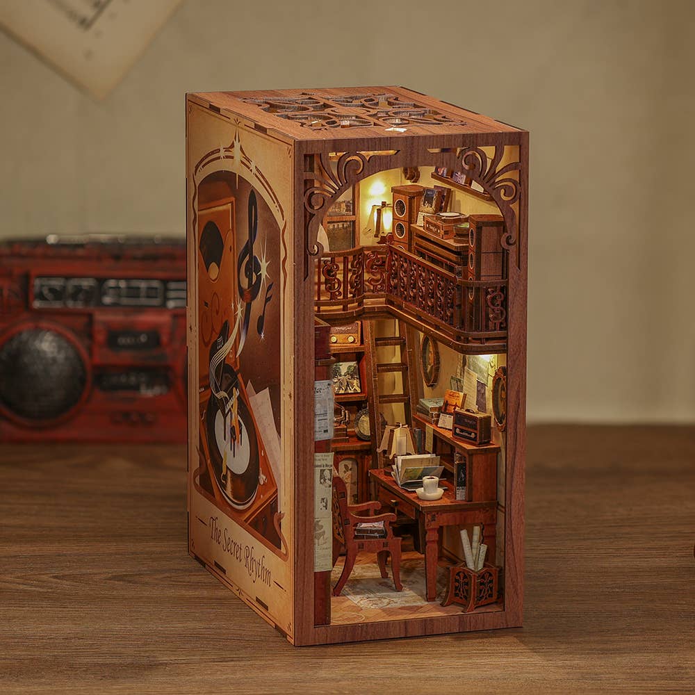 The Secret Rhythm with Dust Cover: DIY Book Nook Kit