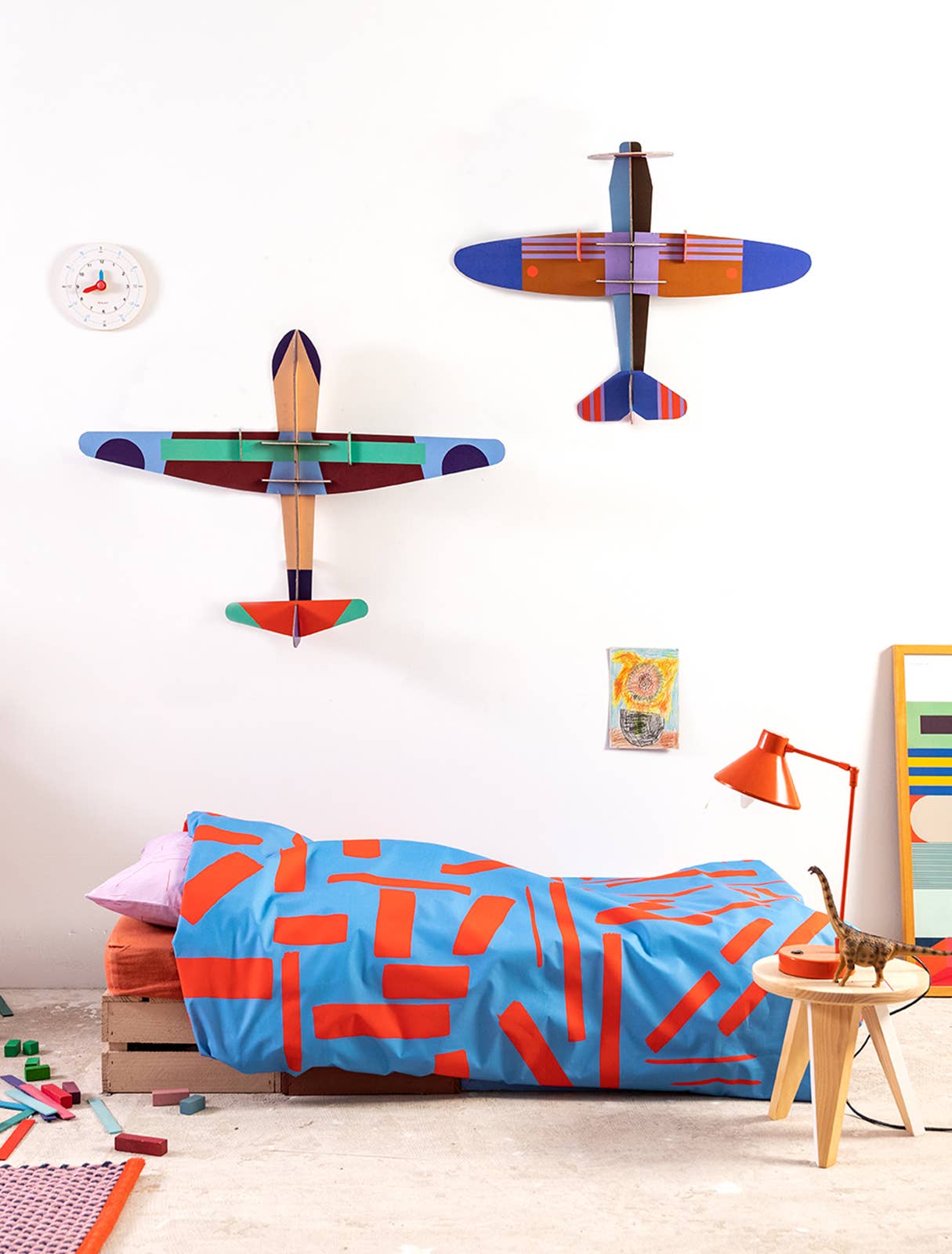 Deluxe Propeller Plane 3D DIY Wall Art