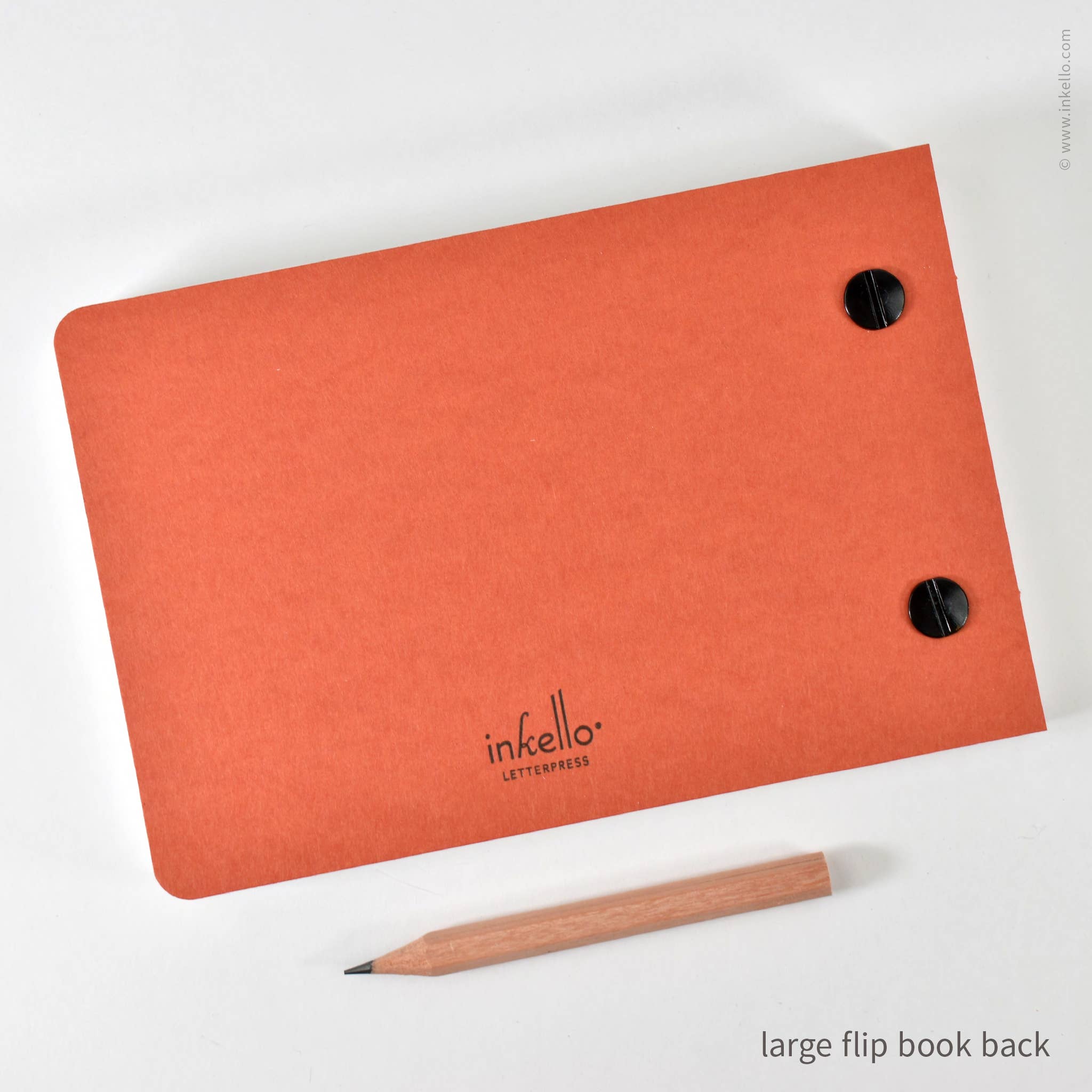 Draw-Your-Own Flip Book + Pencil - Kraft Brown