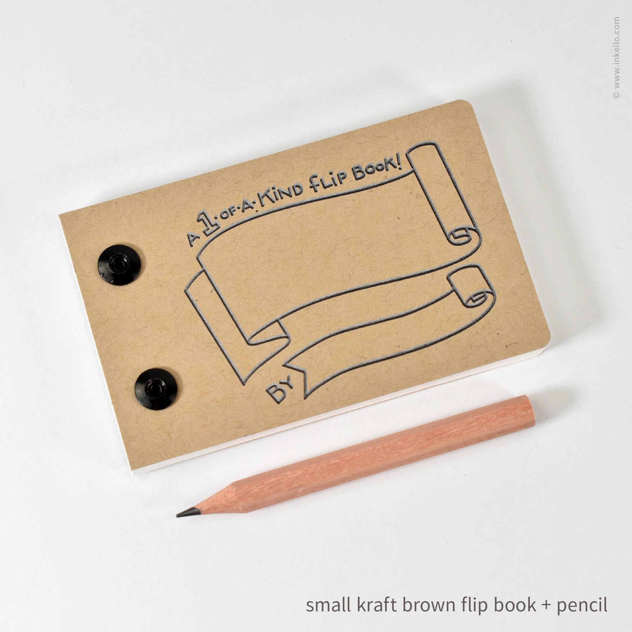 Blue Raspberry Draw-Your-Own Flip Book + Pencil