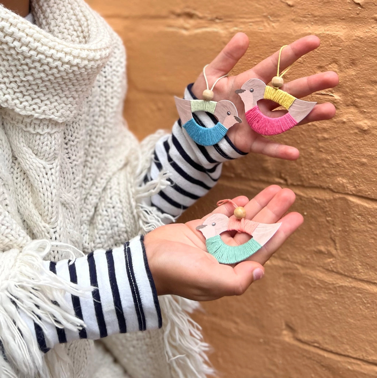 Pastel Flying Birds Craft Kit