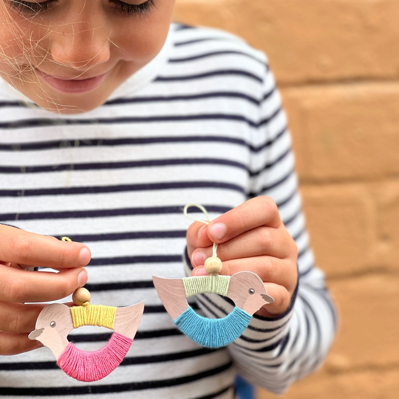 Pastel Flying Birds Craft Kit