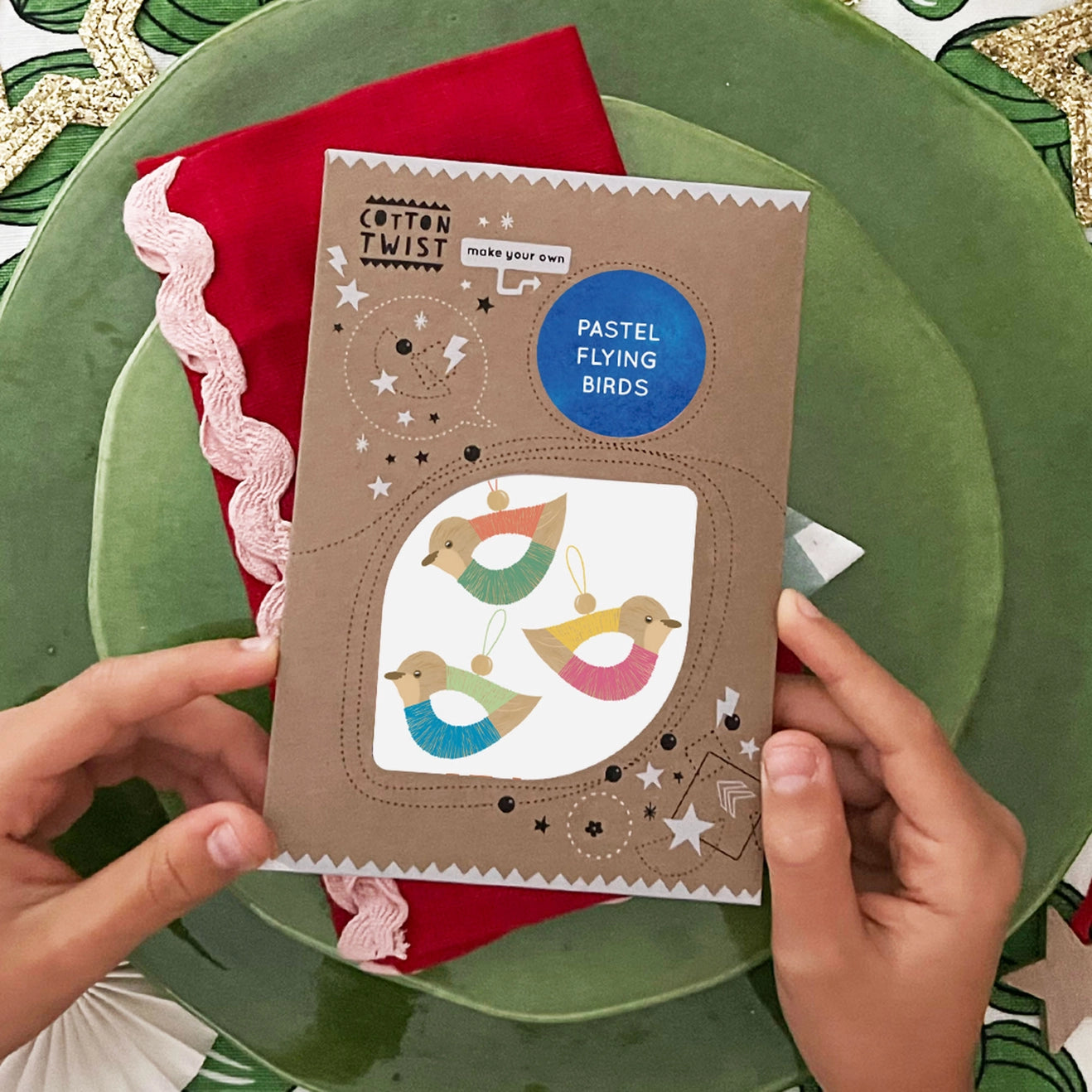 Pastel Flying Birds Craft Kit