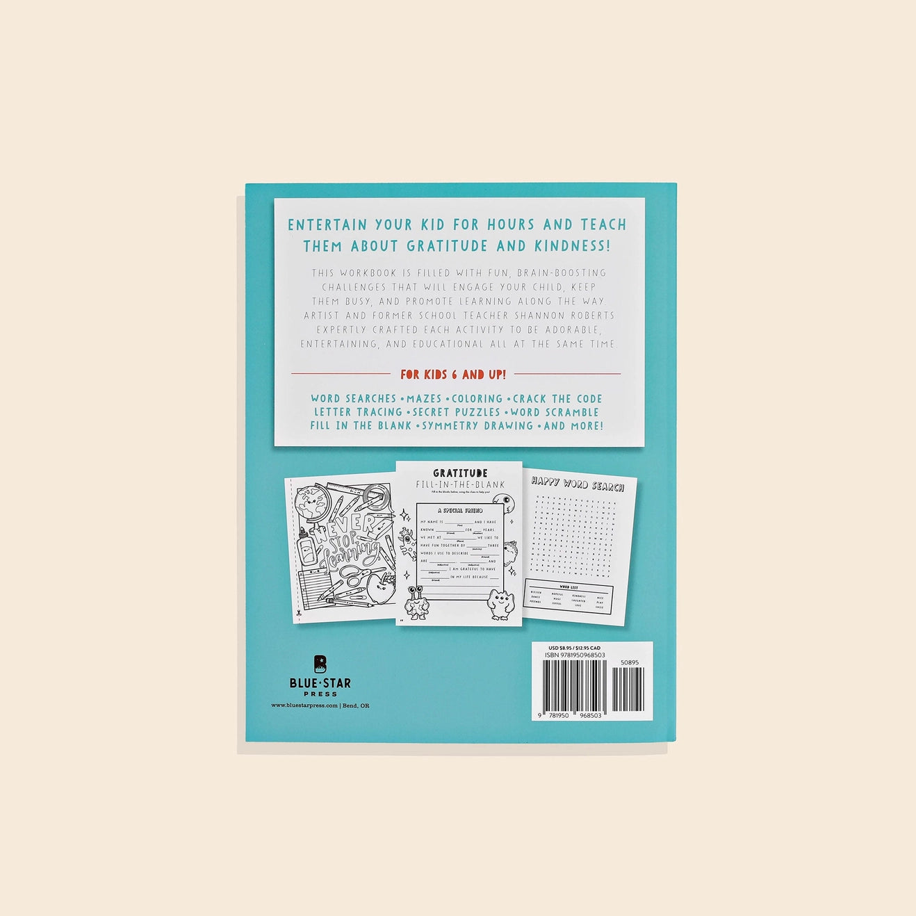 Gratitude For Kids Activity Book
