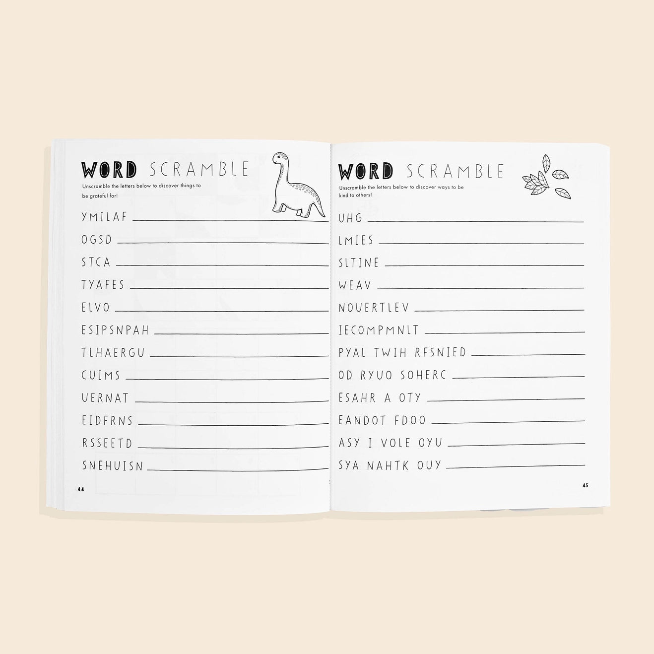 Gratitude For Kids Activity Book
