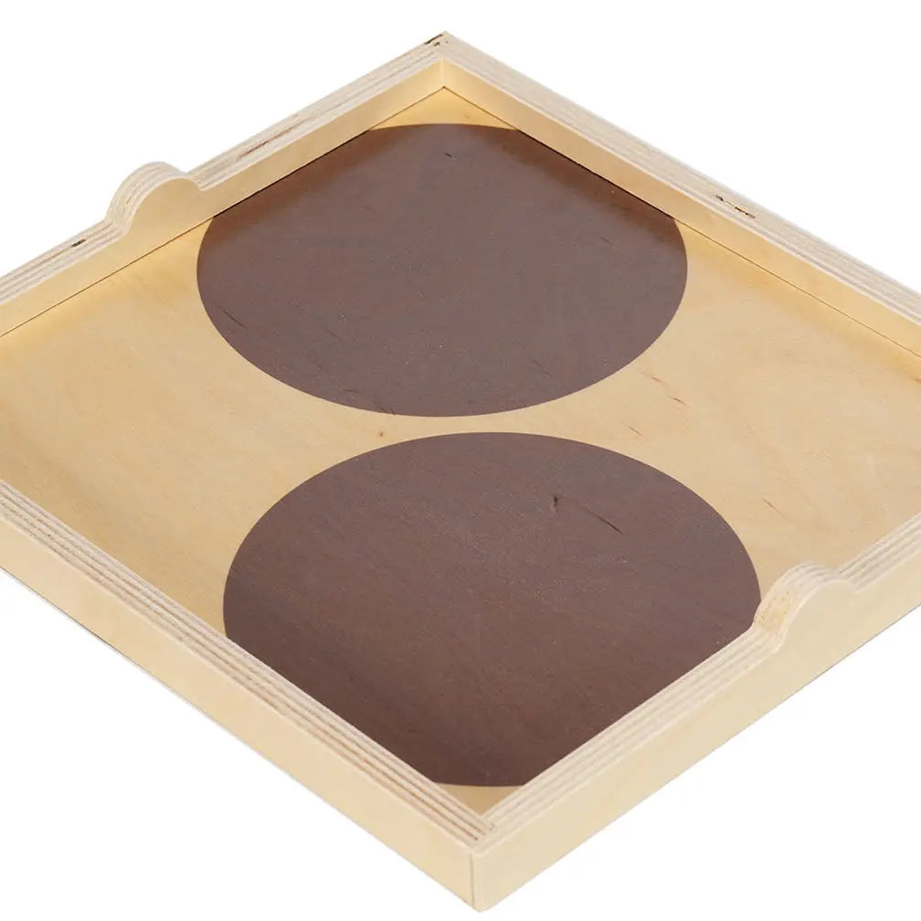 Grey Dot Square Serving Tray