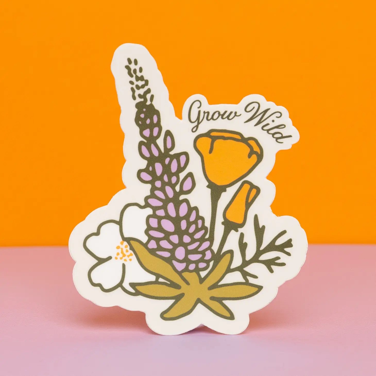 Grow Wild - Sticker