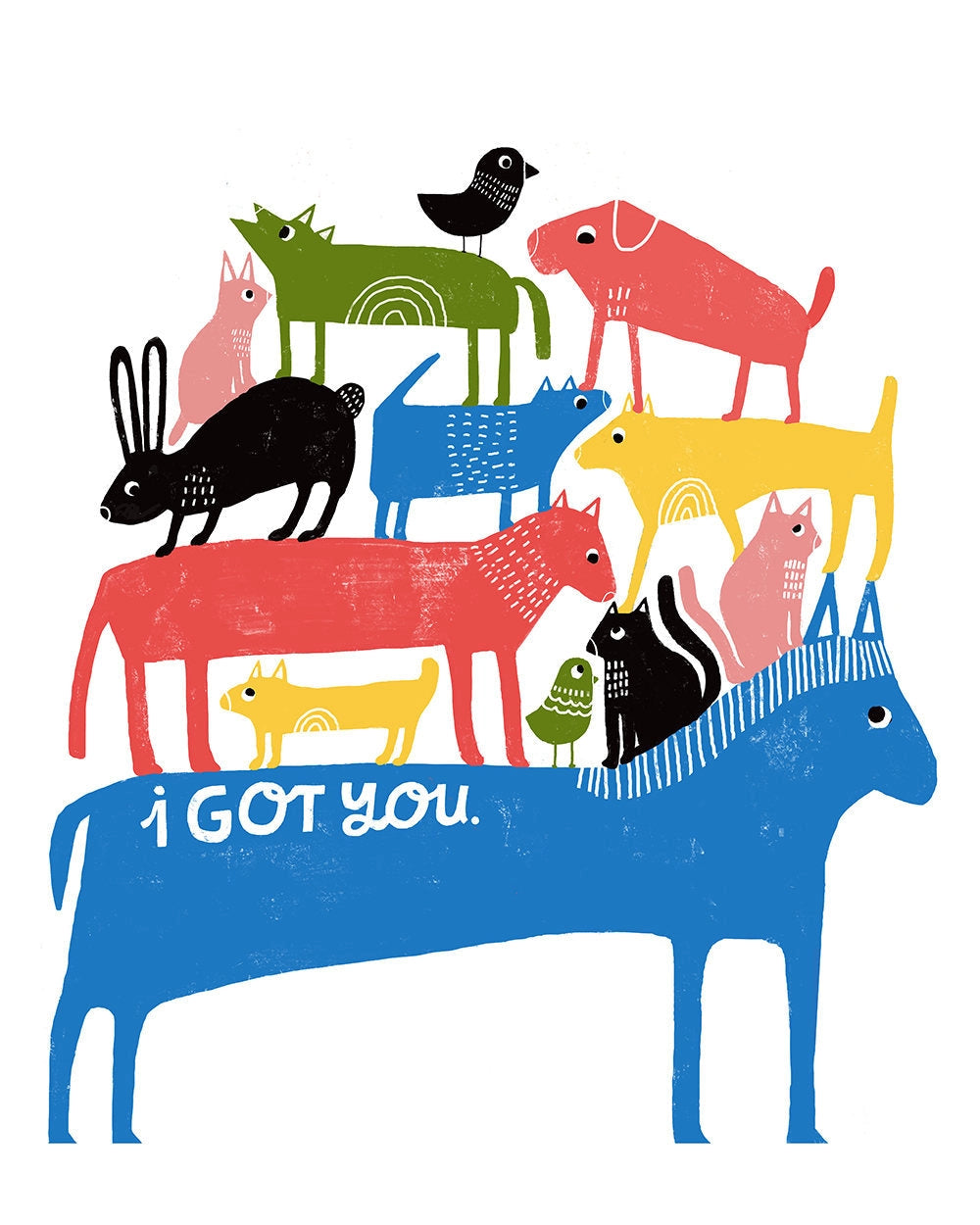 I Got You - Giclee Print by Lisa Congdon