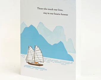 "Those who touch our lives" Sympathy Card