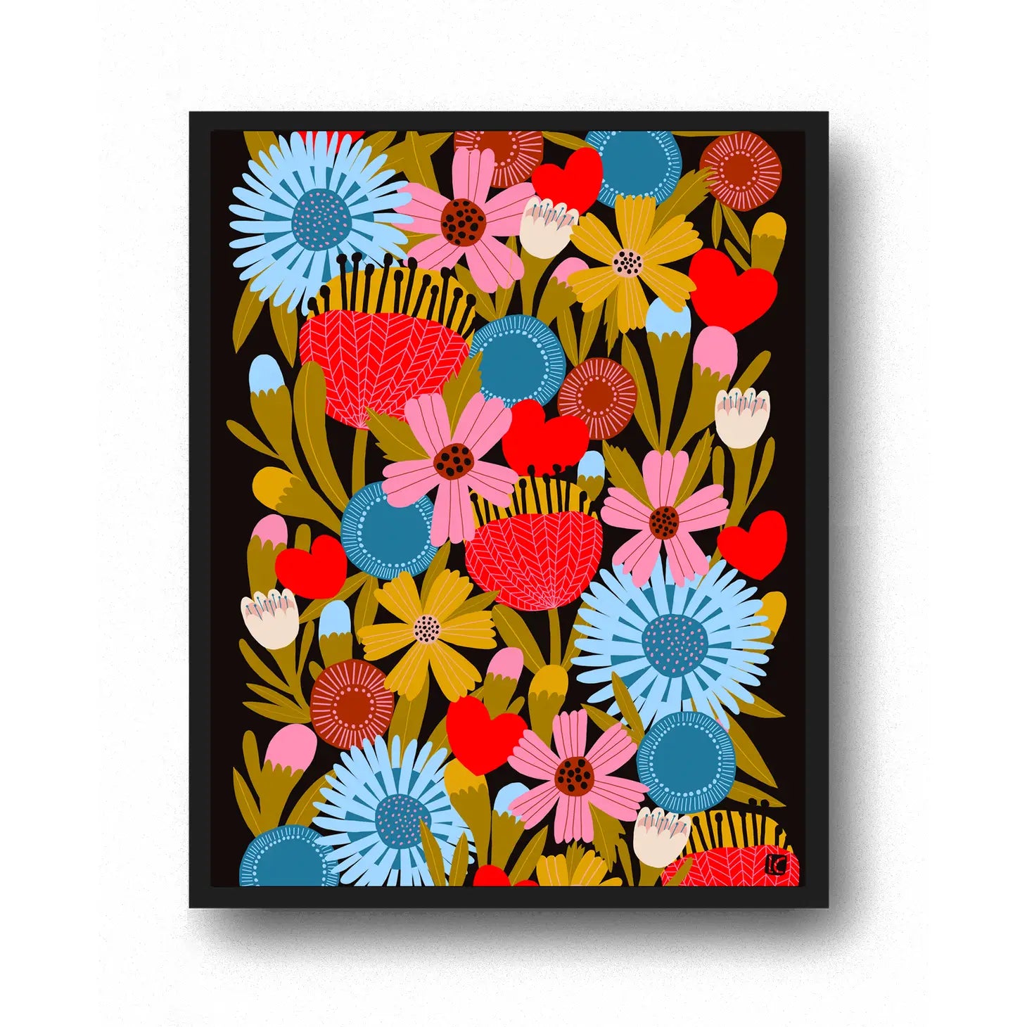 Jolie Fleurs - Giclee Print by Lisa Congdon