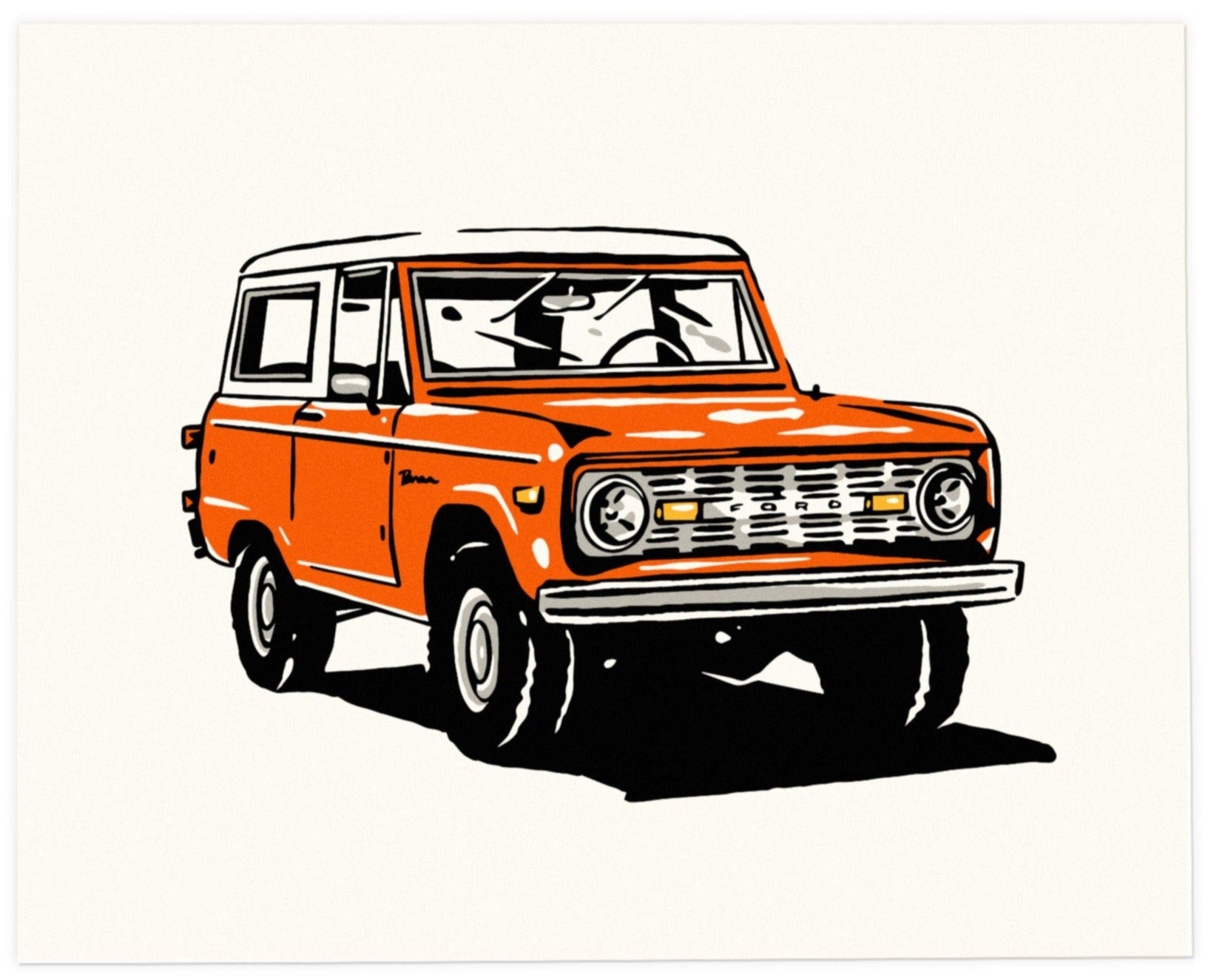 Bronco Art Print