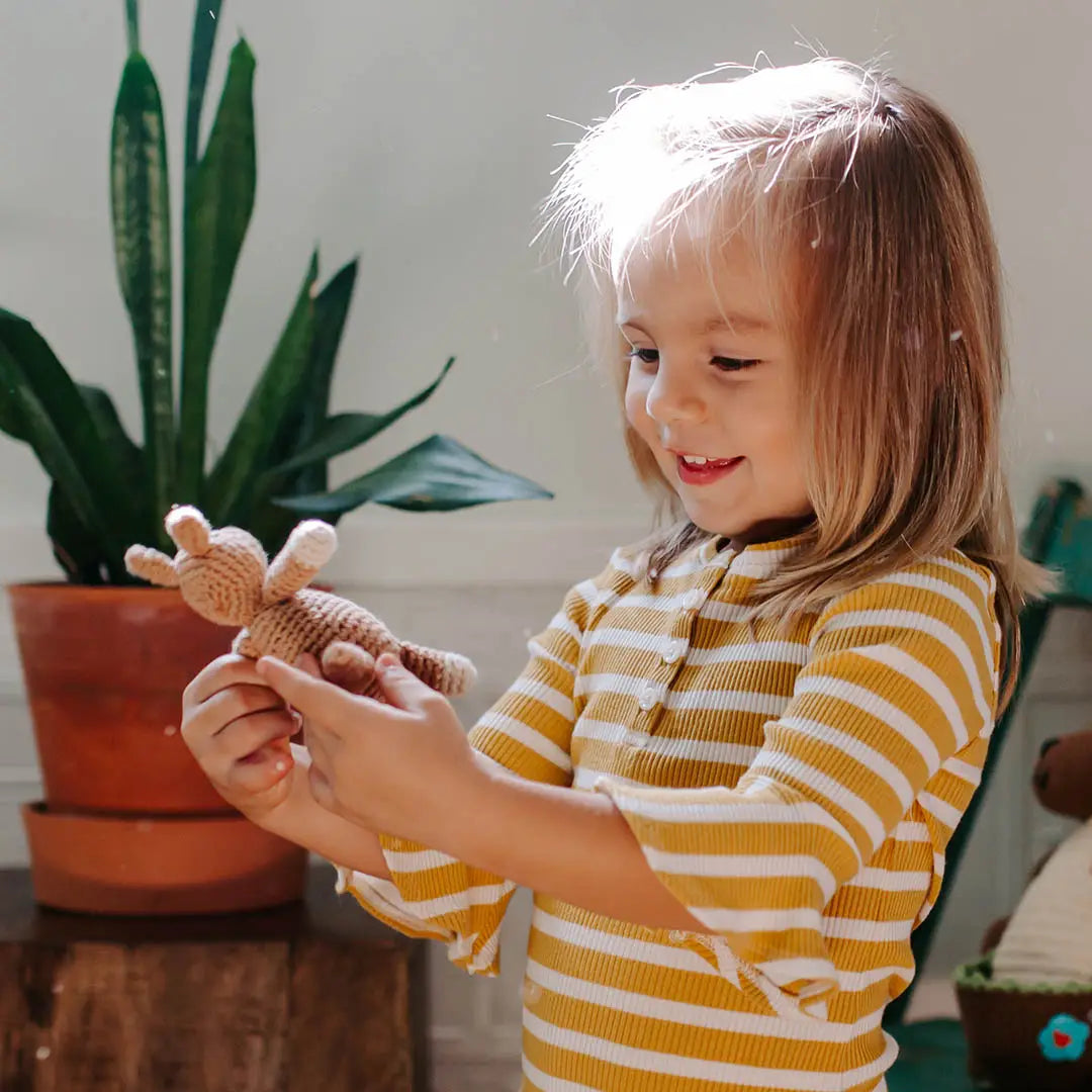 Kangaroo with Kid - Handmade