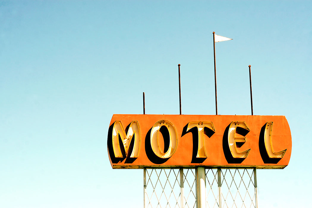 Motel in Orange,  Fine Art Print