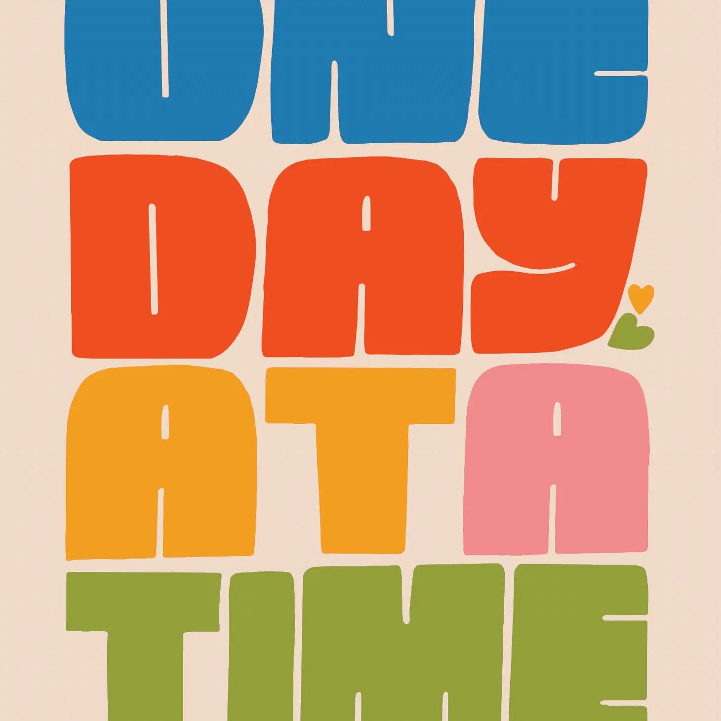 One Day At A Time - Giclee Print by Lisa Congdon