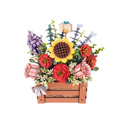 3D Flower Puzzle Wooden Bloom Box