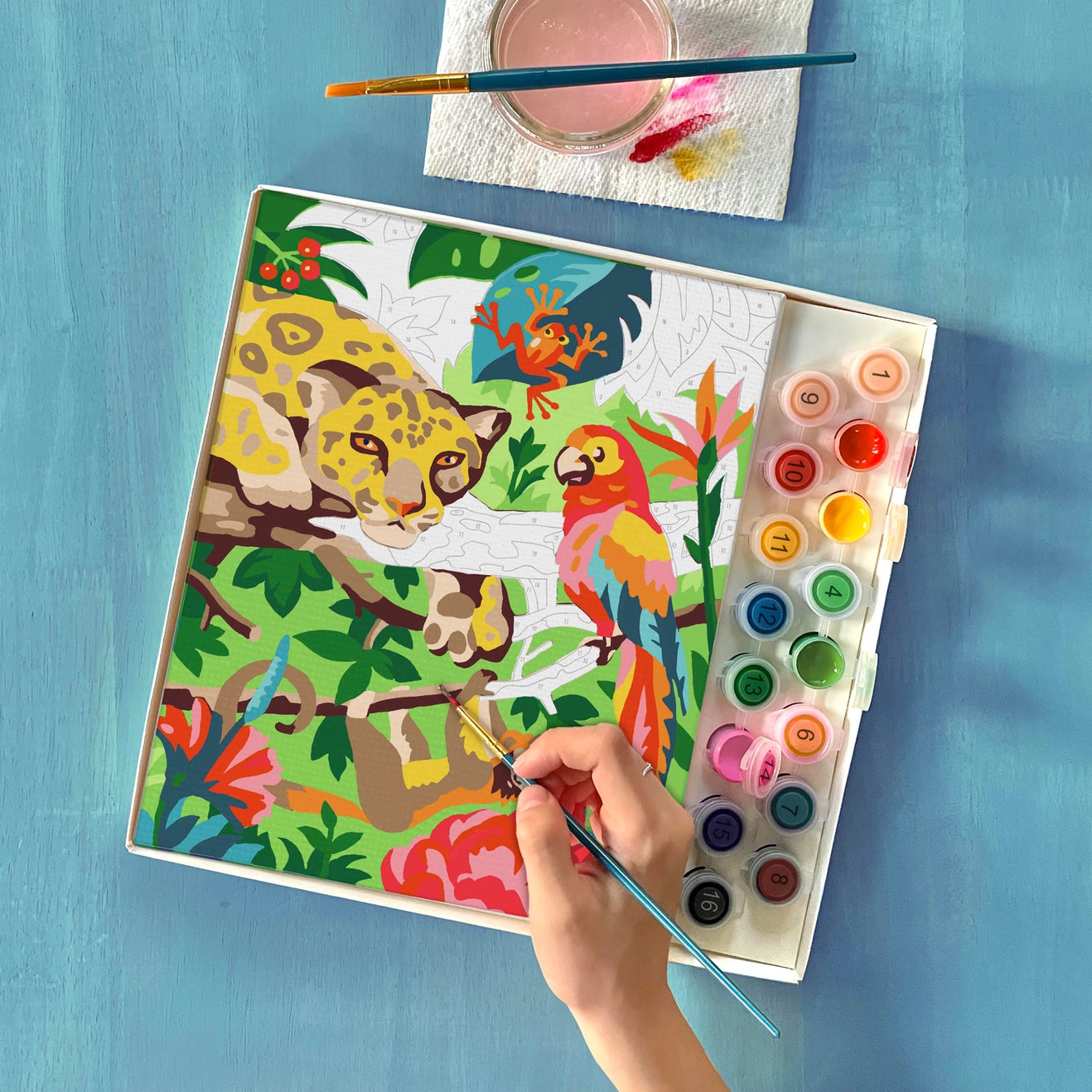 Tropical Jungle Paint by Number Kit
