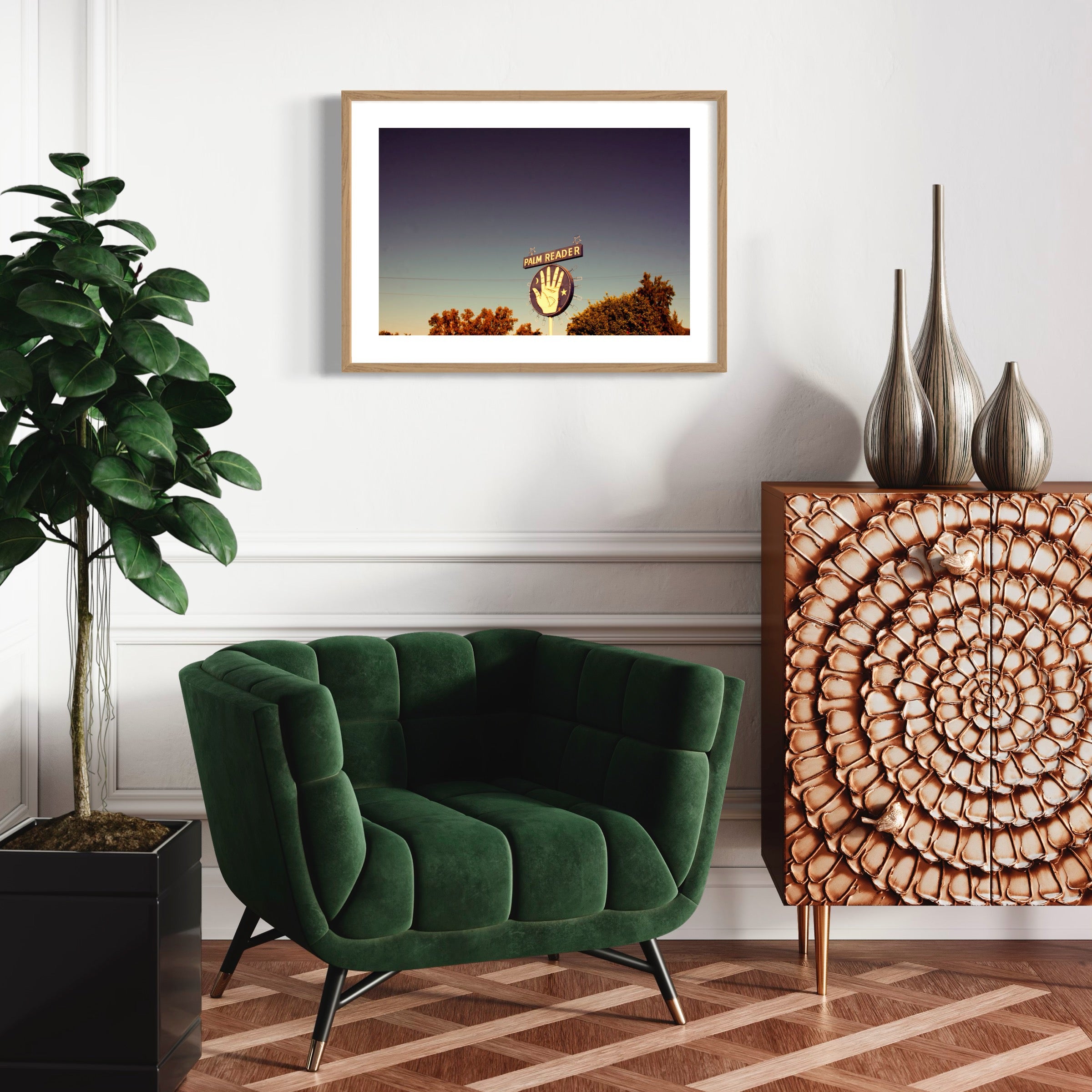 Palm Reader's Fortune  Fine Art Print