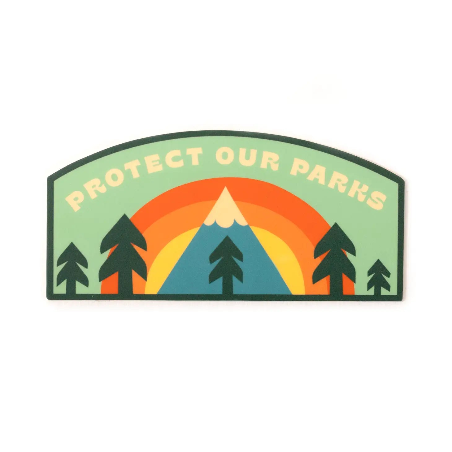 Protect Our Parks Rainbow - Sticker