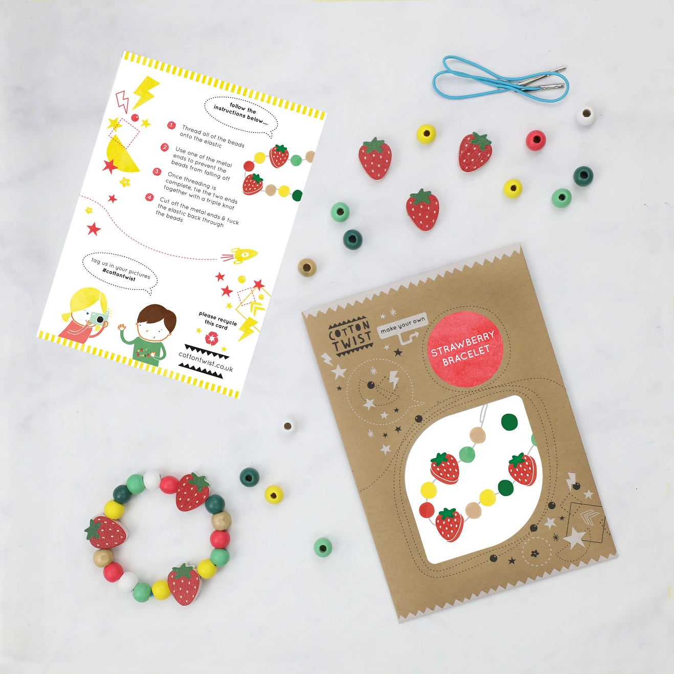 Strawberry Bracelet Making Kit