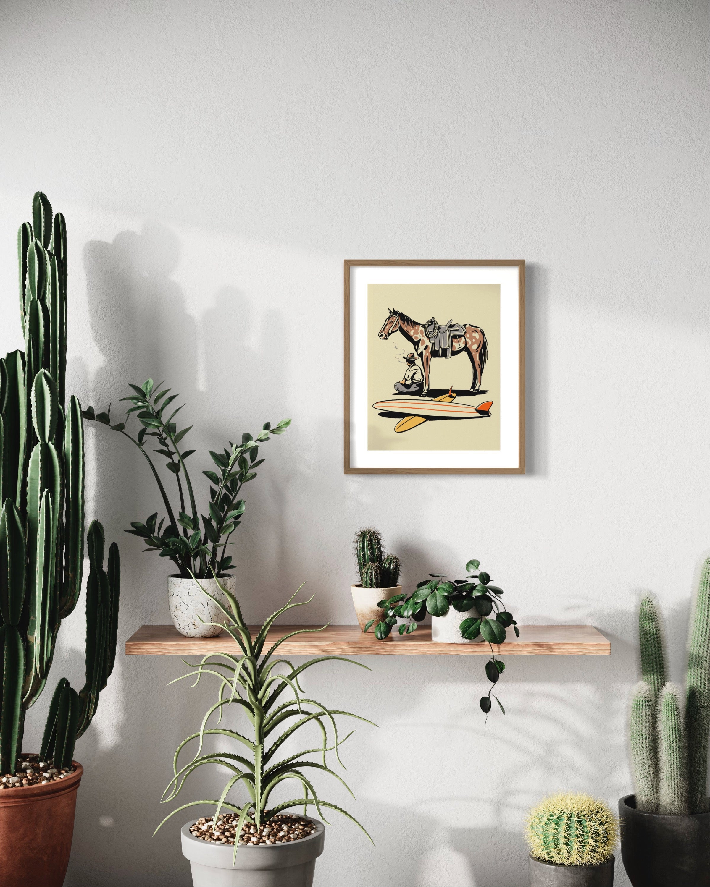 Surf Check Art Print