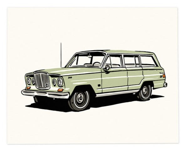 Jeep Wagoneer Art Print