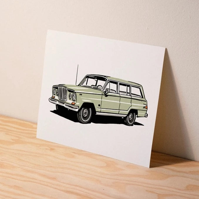 Jeep Wagoneer Art Print