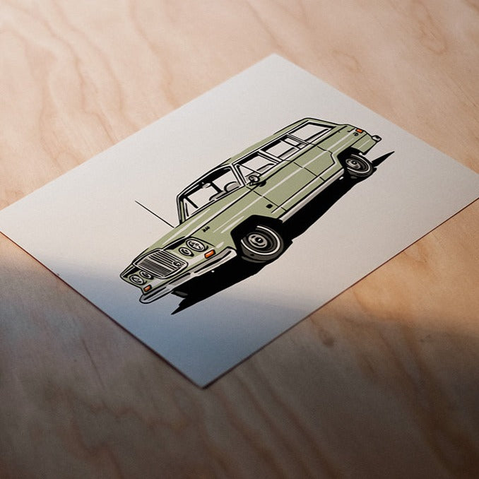 Jeep Wagoneer Art Print