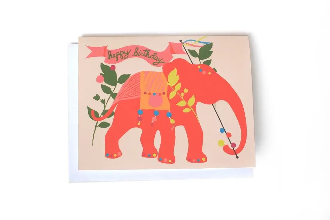 Elephant Birthday Card