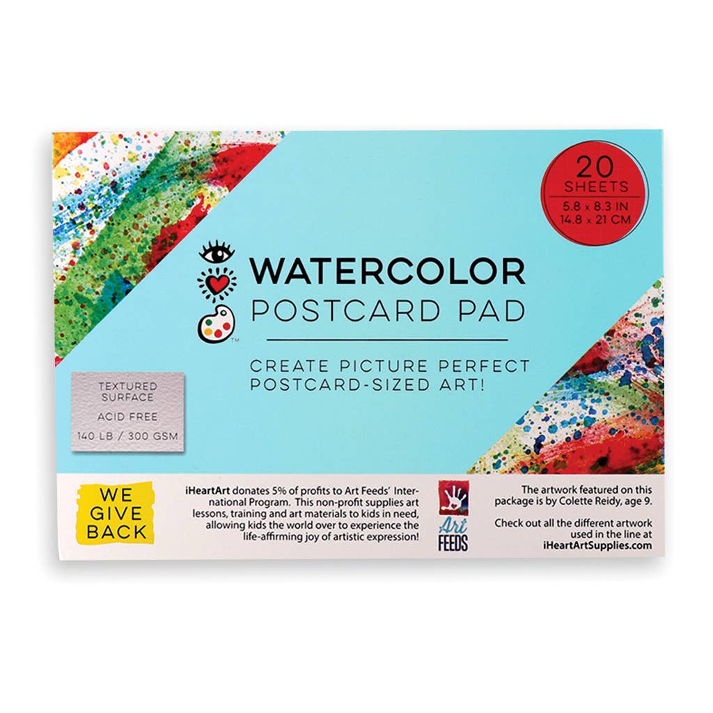 iHeartArt Travel Art Pack Watercolors + Fine Line Pen