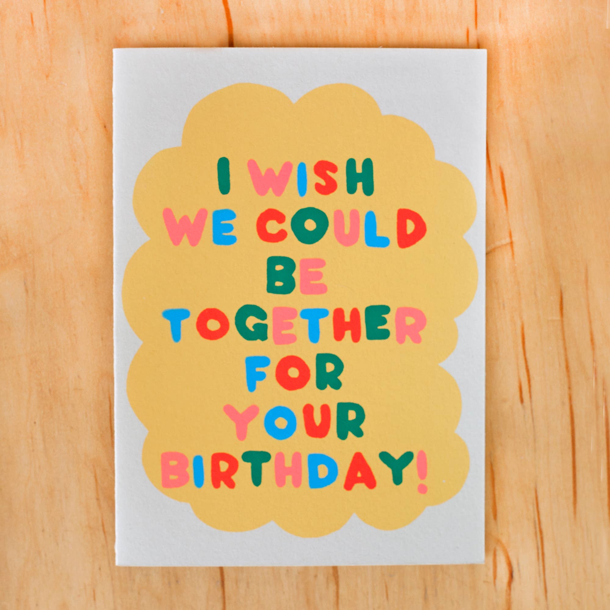 I Wish We Could - Greeting Card