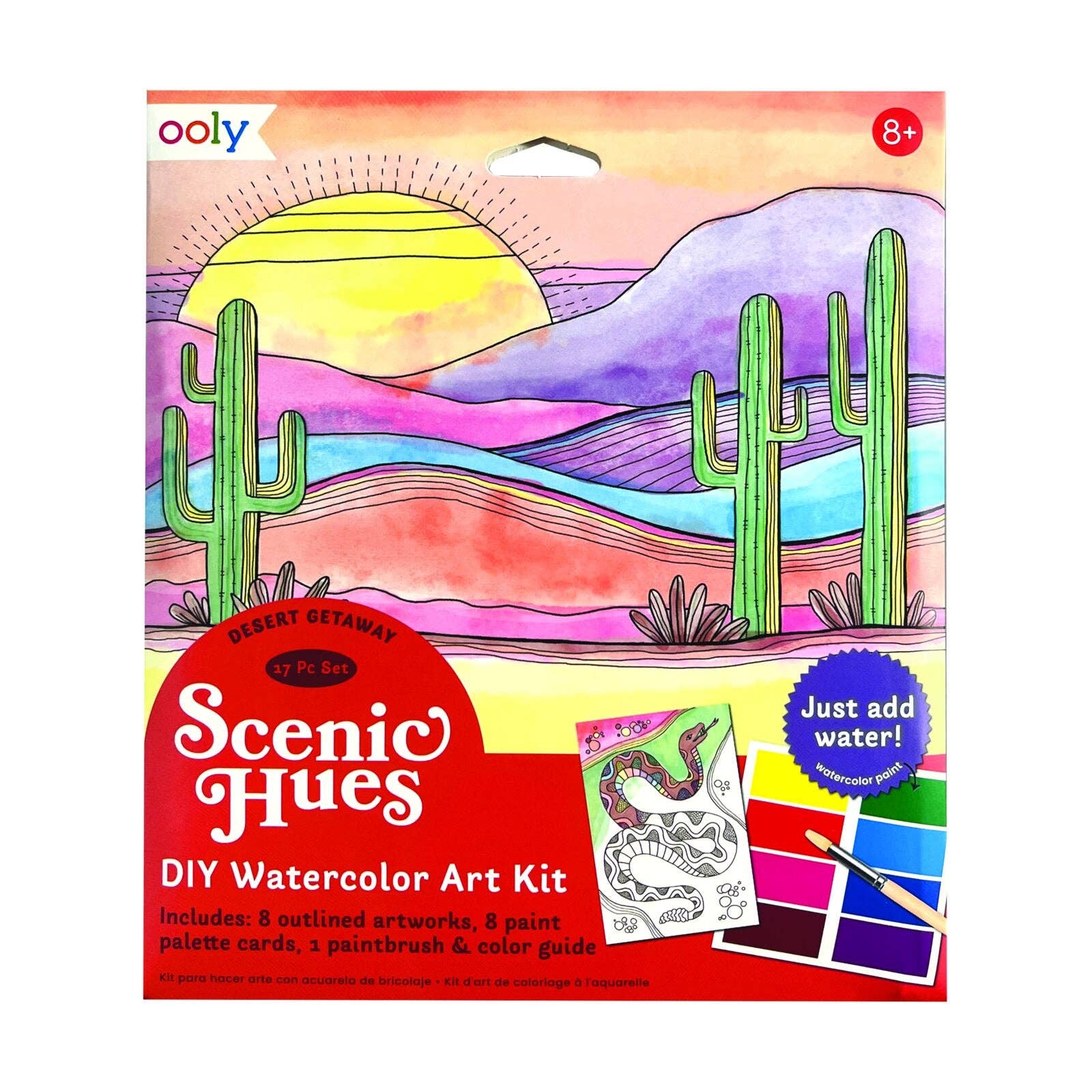 Desert Getaway Scenic Hues D.I.Y. Watercolor Kit