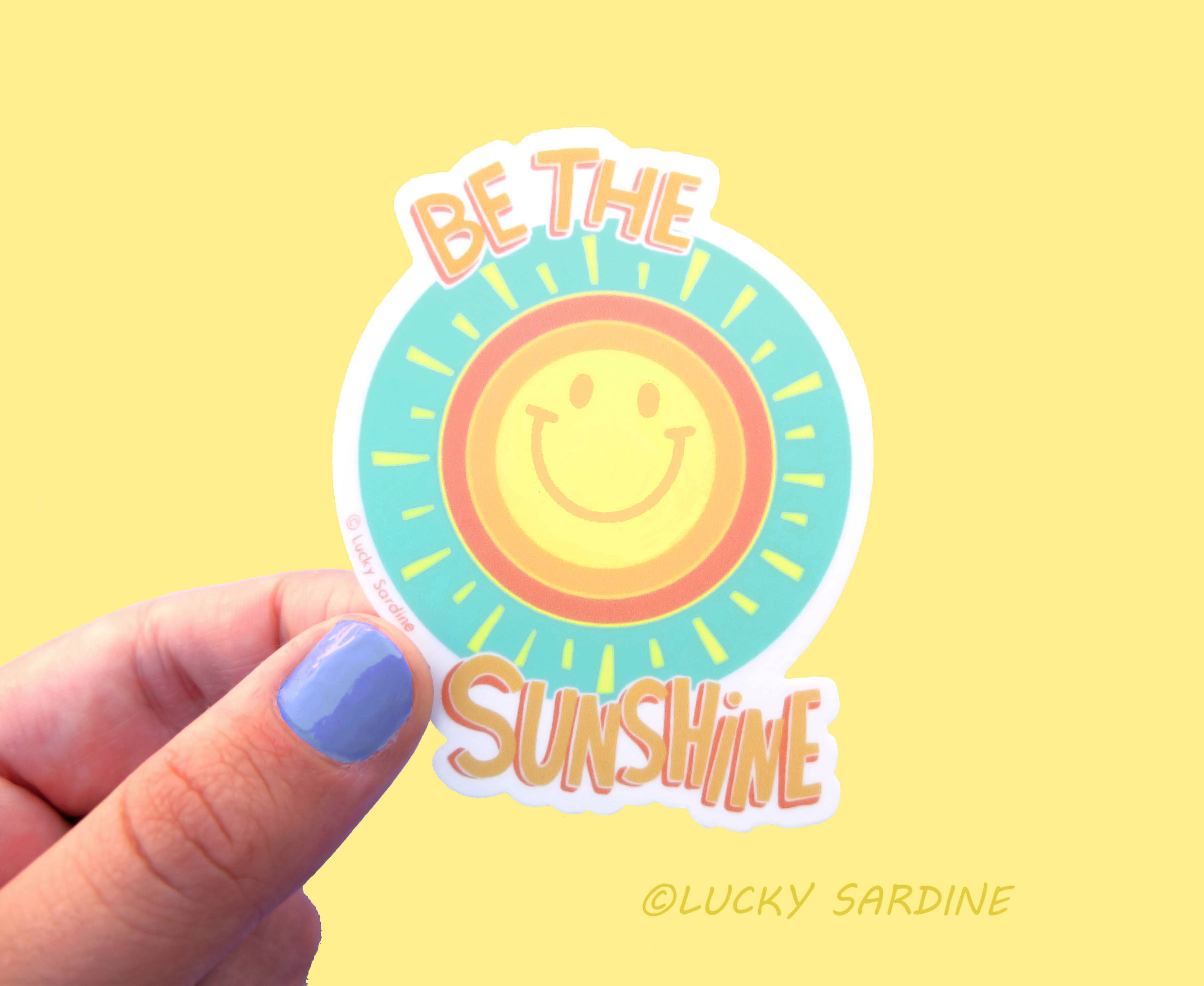 Be The Sunshine Vinyl Sticker