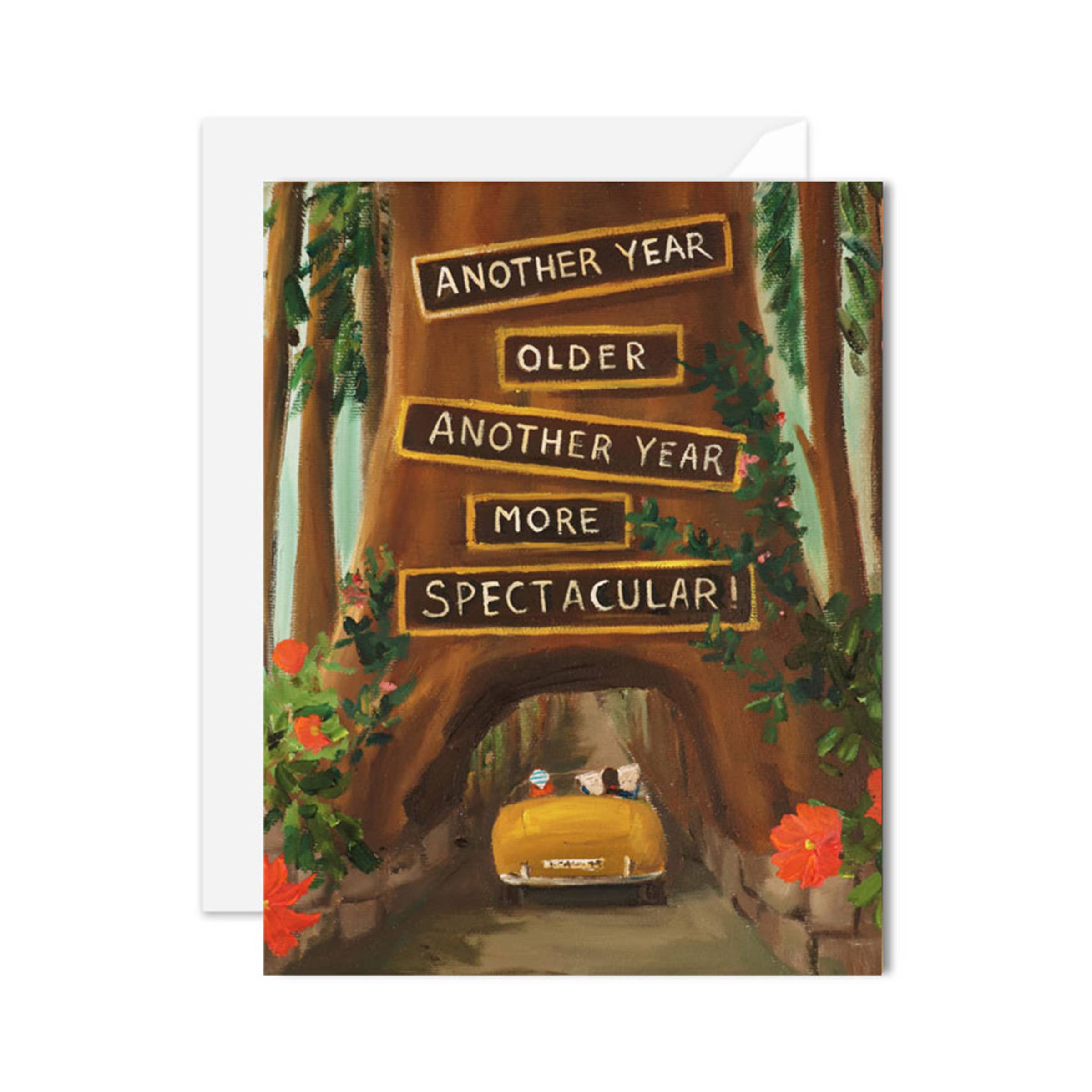 Redwood Birthday Card