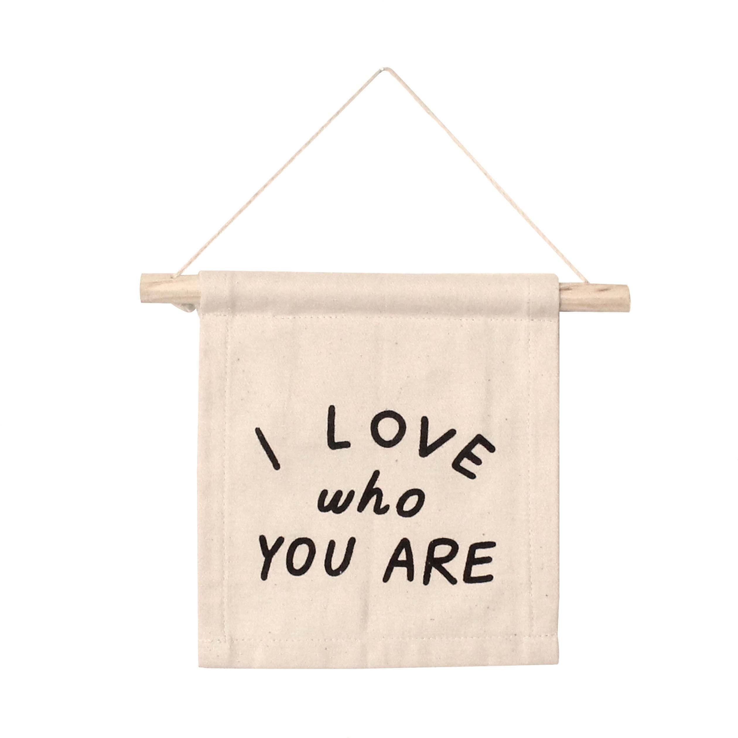 Imani + KIDS by Imani Collective - I Love Who You Are Hang Sign