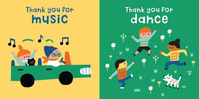 Baby Says Thank You Board Book