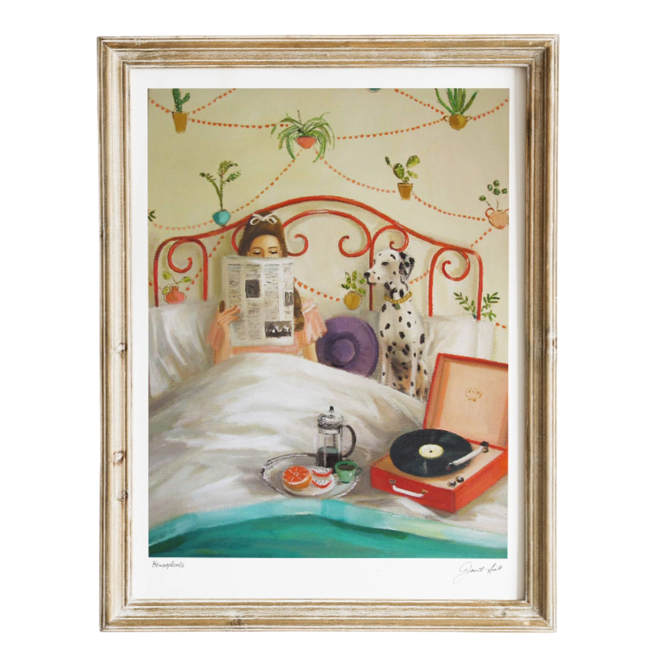Houseplants Art Print - 8.5" X 11"