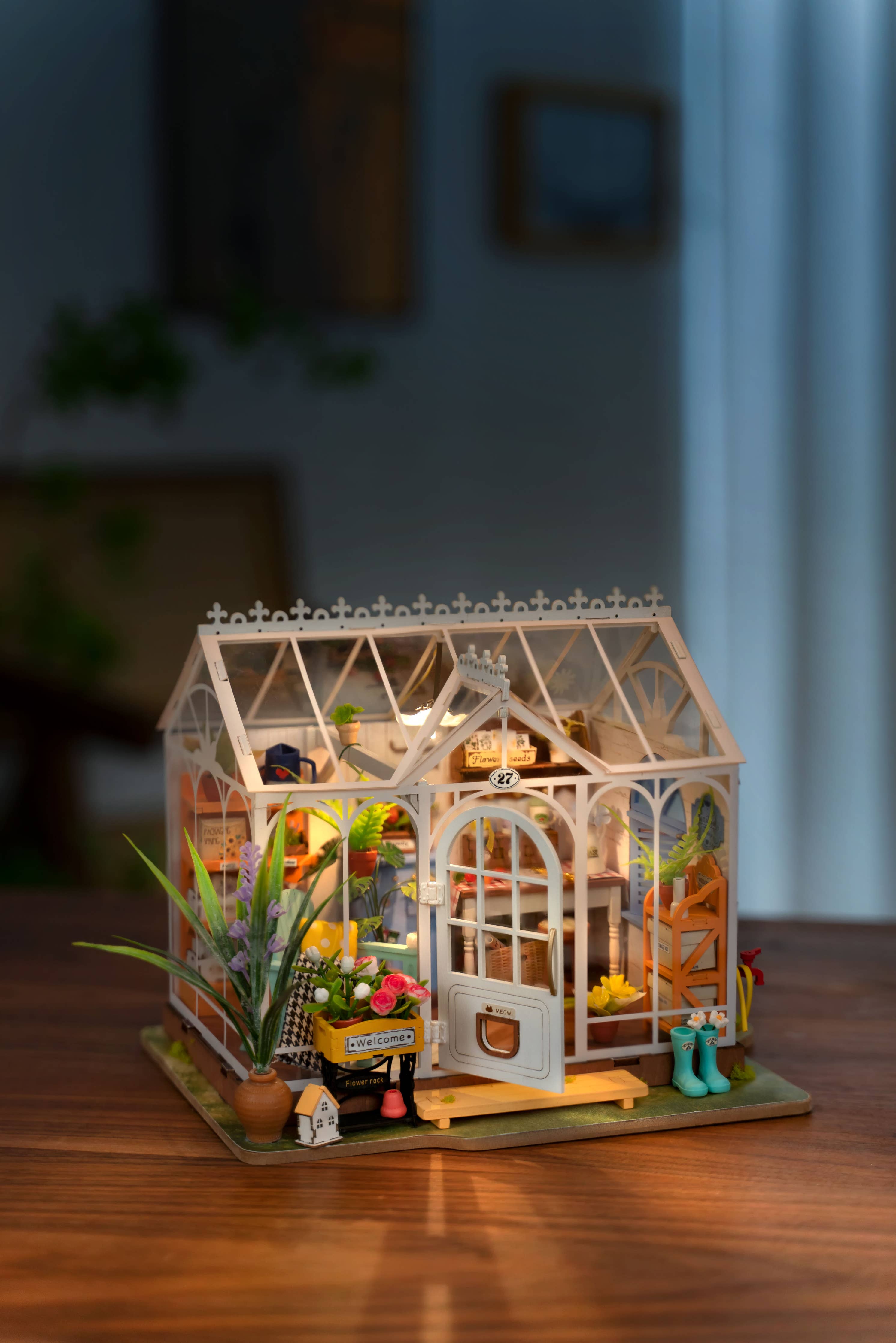 DIY Miniature House Kit: Dreamy Garden House