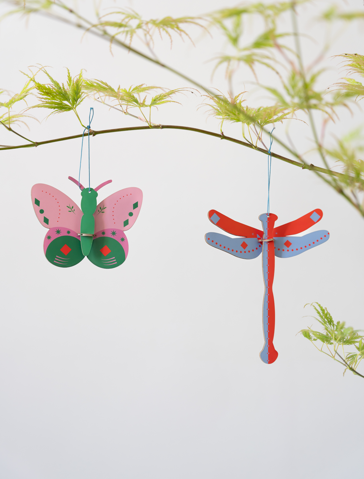Folk Butterflies | DIY 3D Ornament Craft Kit