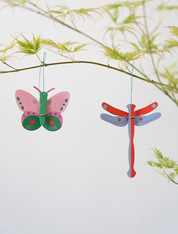 Folk Butterflies | DIY 3D Ornament Craft Kit
