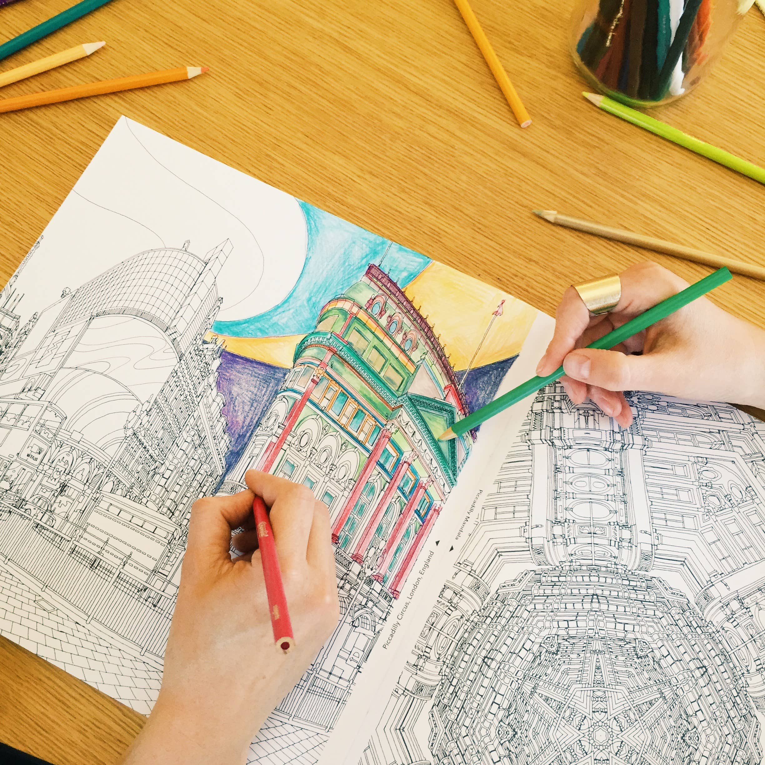 Fantastic Cities | Coloring Book