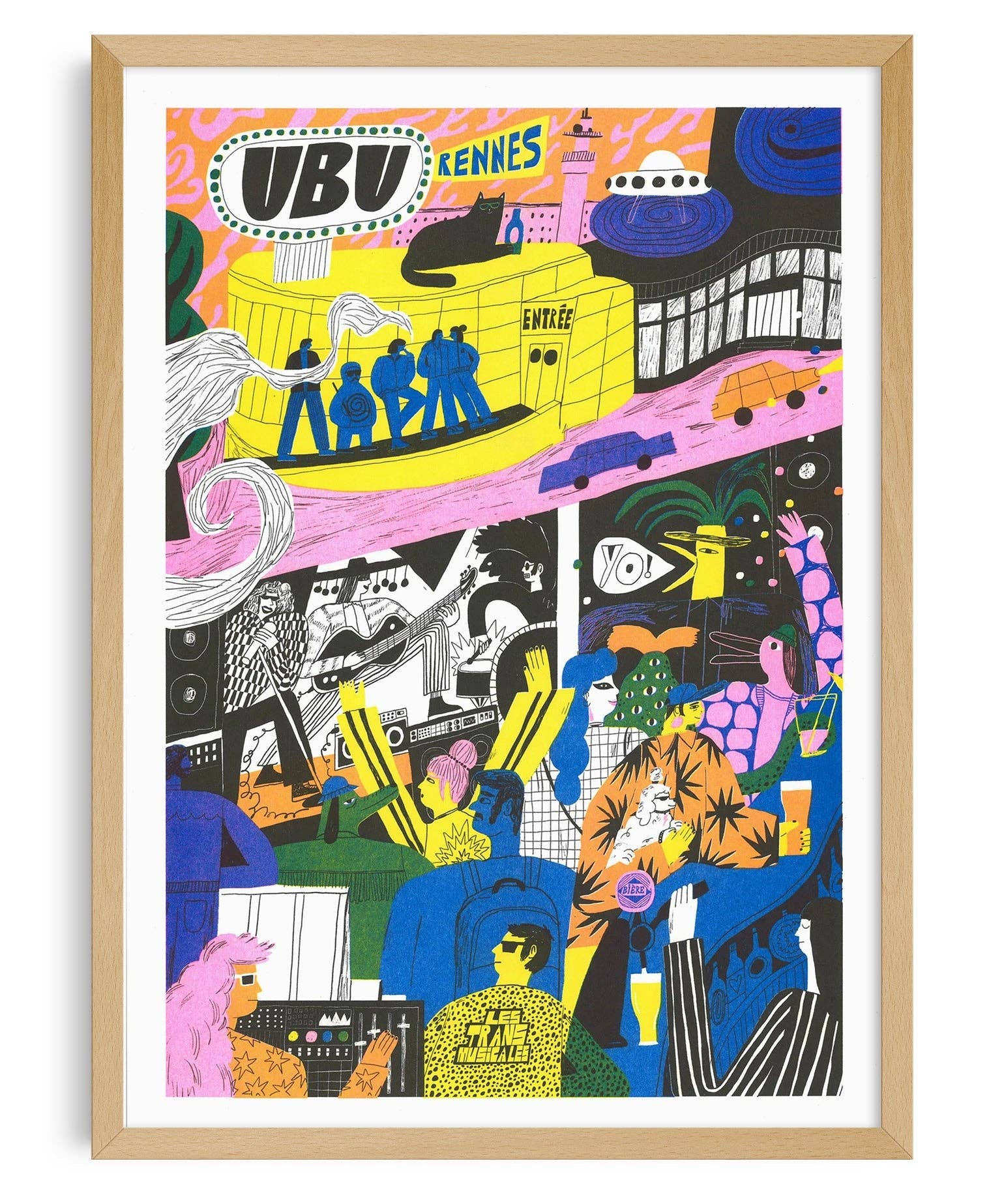 In the Teeth A3 Poster - UBU