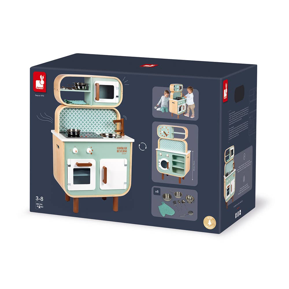 Big Cooker Reverso Toy Wooden Kitchen