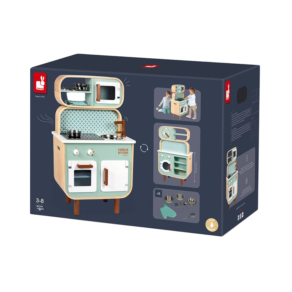 Big Cooker Reverso Toy Wooden Kitchen