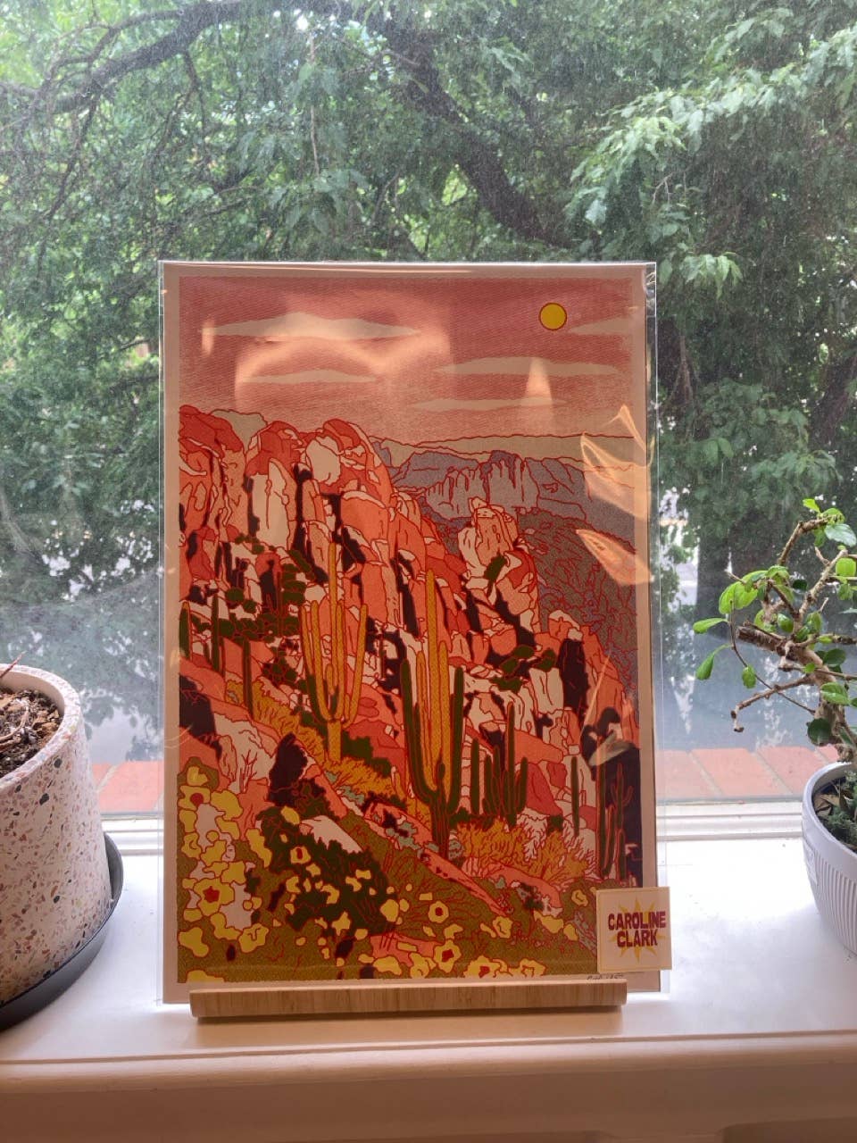 Desert Spring Print 24"x36" FRAMED
