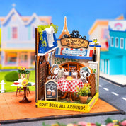 Le Petit Cafe with Snoopy & Spike - DIY Miniature Kit