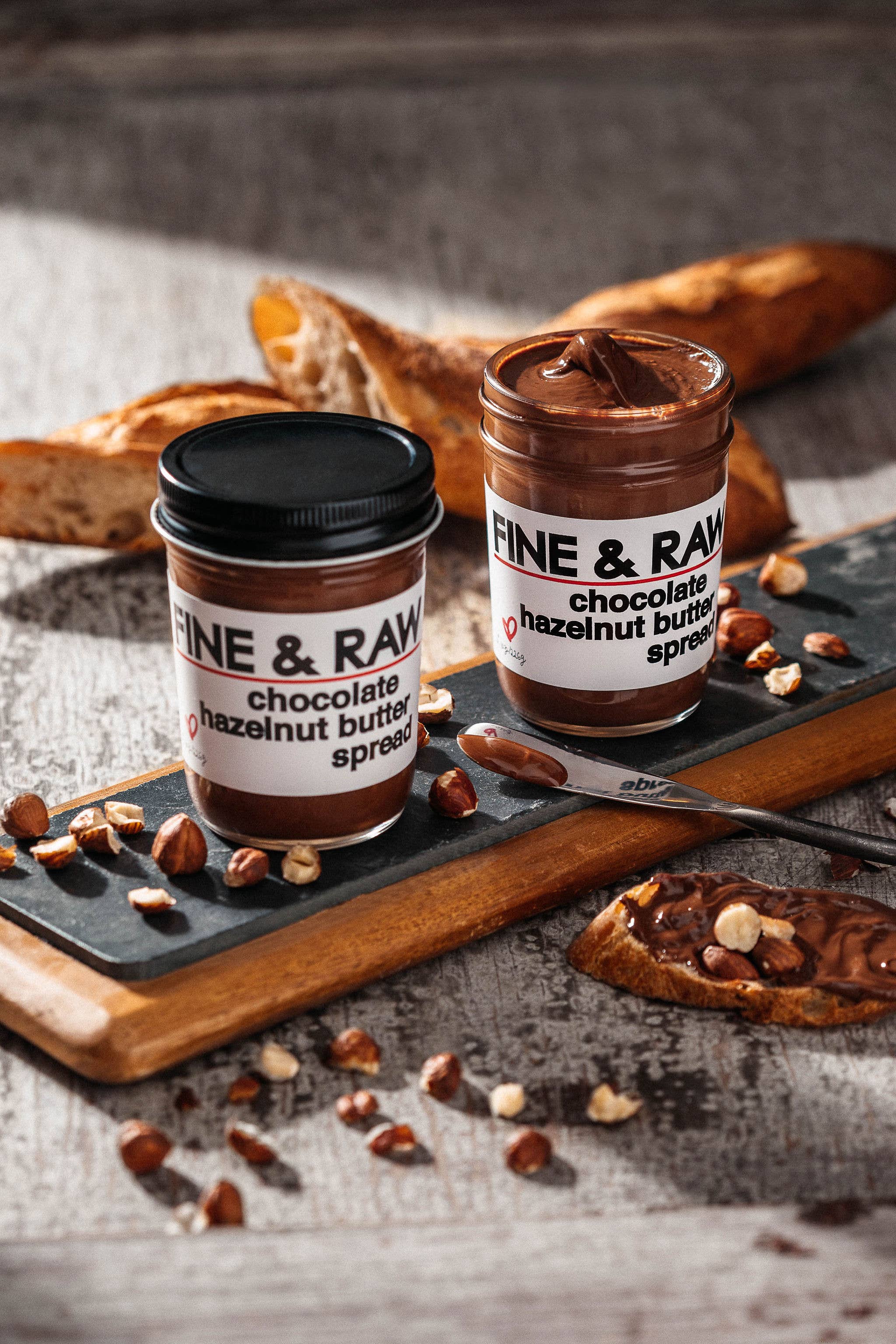 FINE & RAW - Chocolate hazelnut butter spread